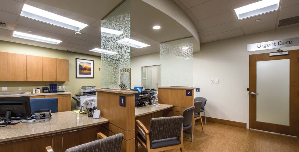 Healthcare Interior Design Circle Health Urgent Care Maugel Architects