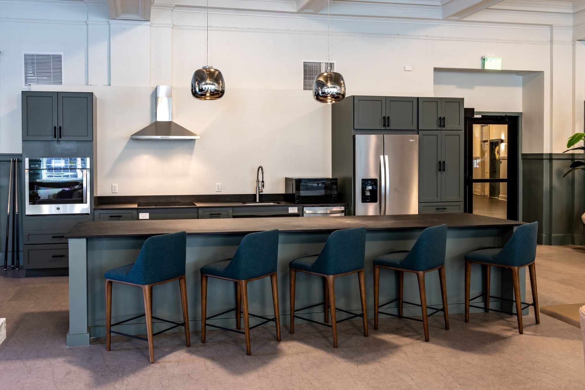 Community Kitchen_Amenity Space_Residences on Lincon Square_Worcester