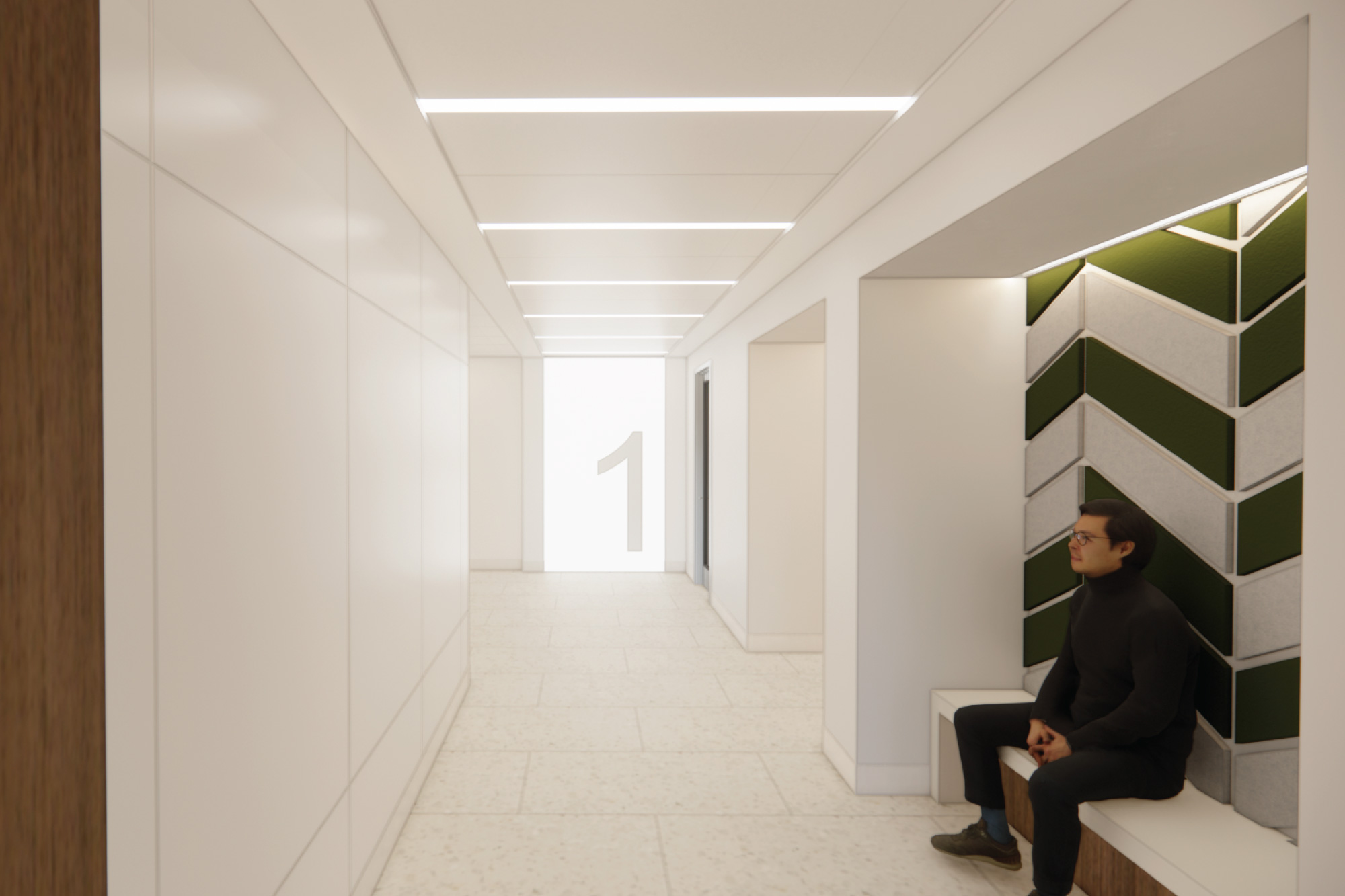 Highland-Ave-Hallway-Bench