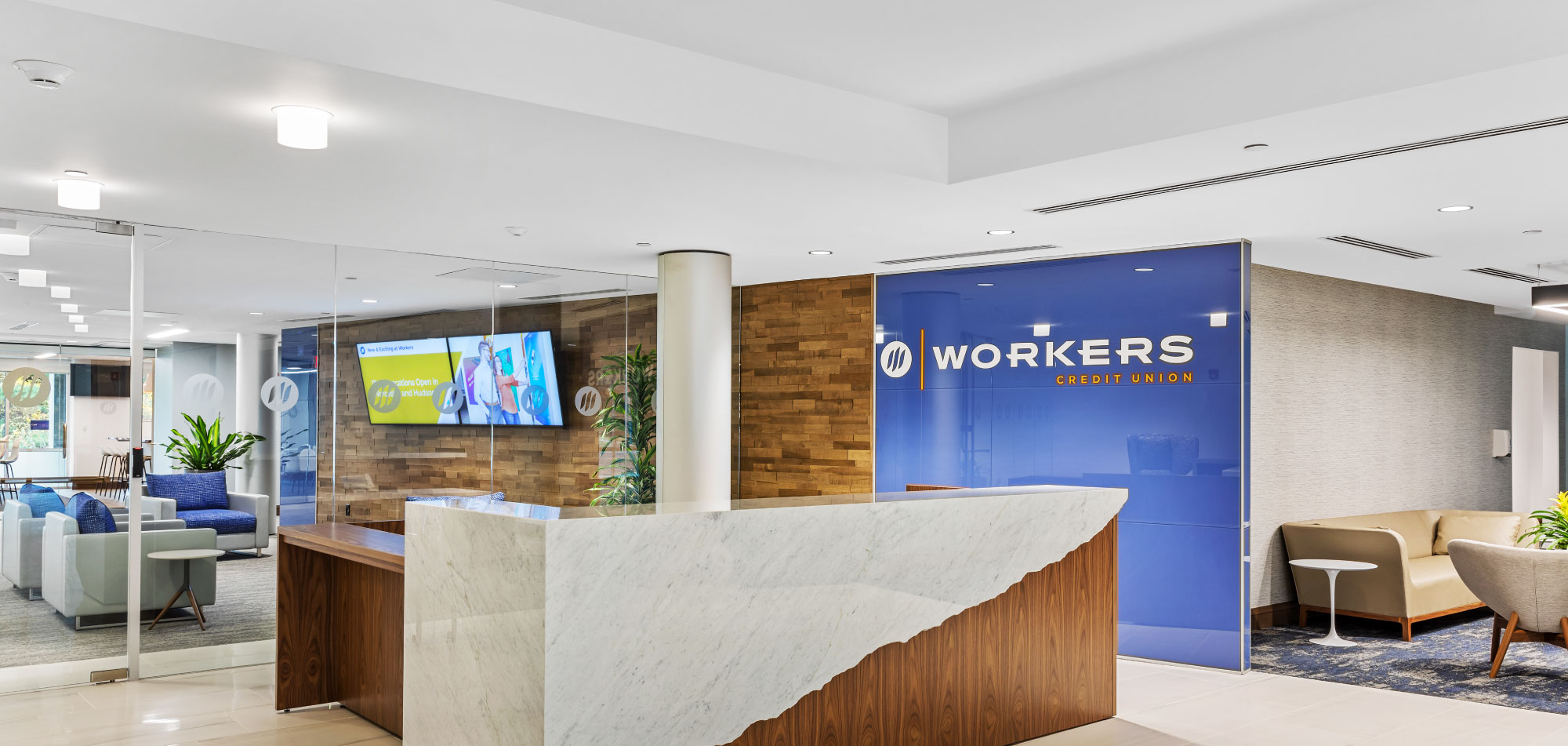 Workers Credit Union Corporate Interior Design