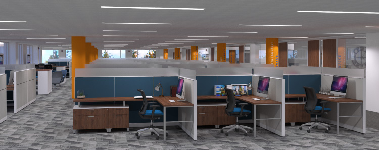 Workers Credit Union Interior Office Design