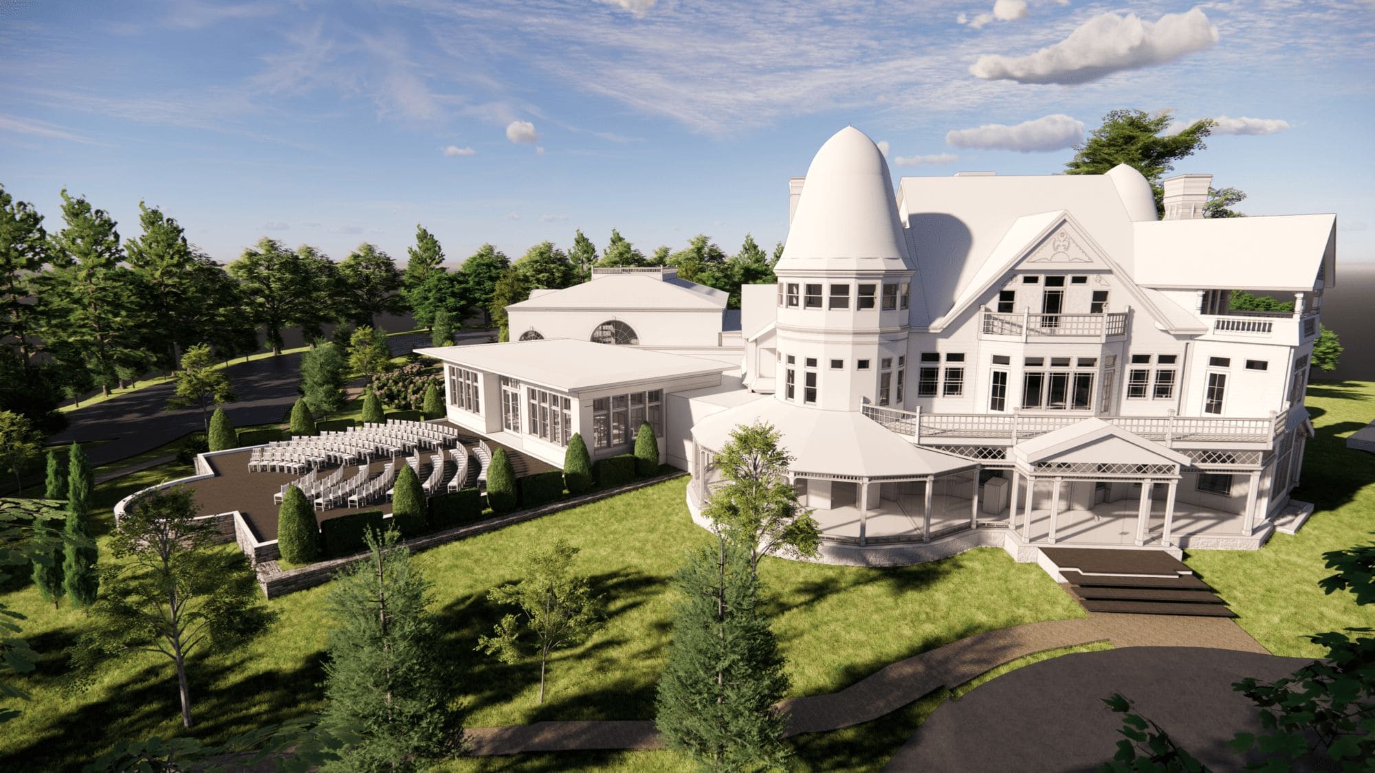 Design Underway for Restoration of Historic White Cliffs Mansion as Premier Wedding and Event Venue