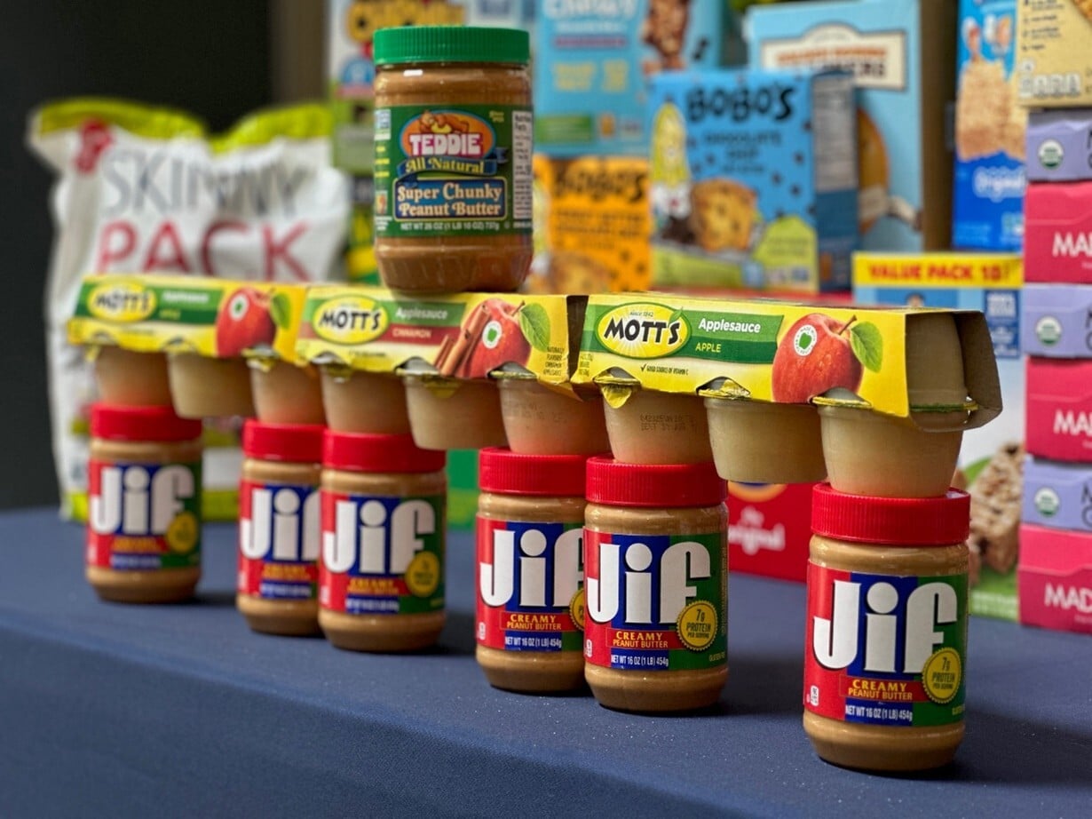 Fill the Hall peanut butter