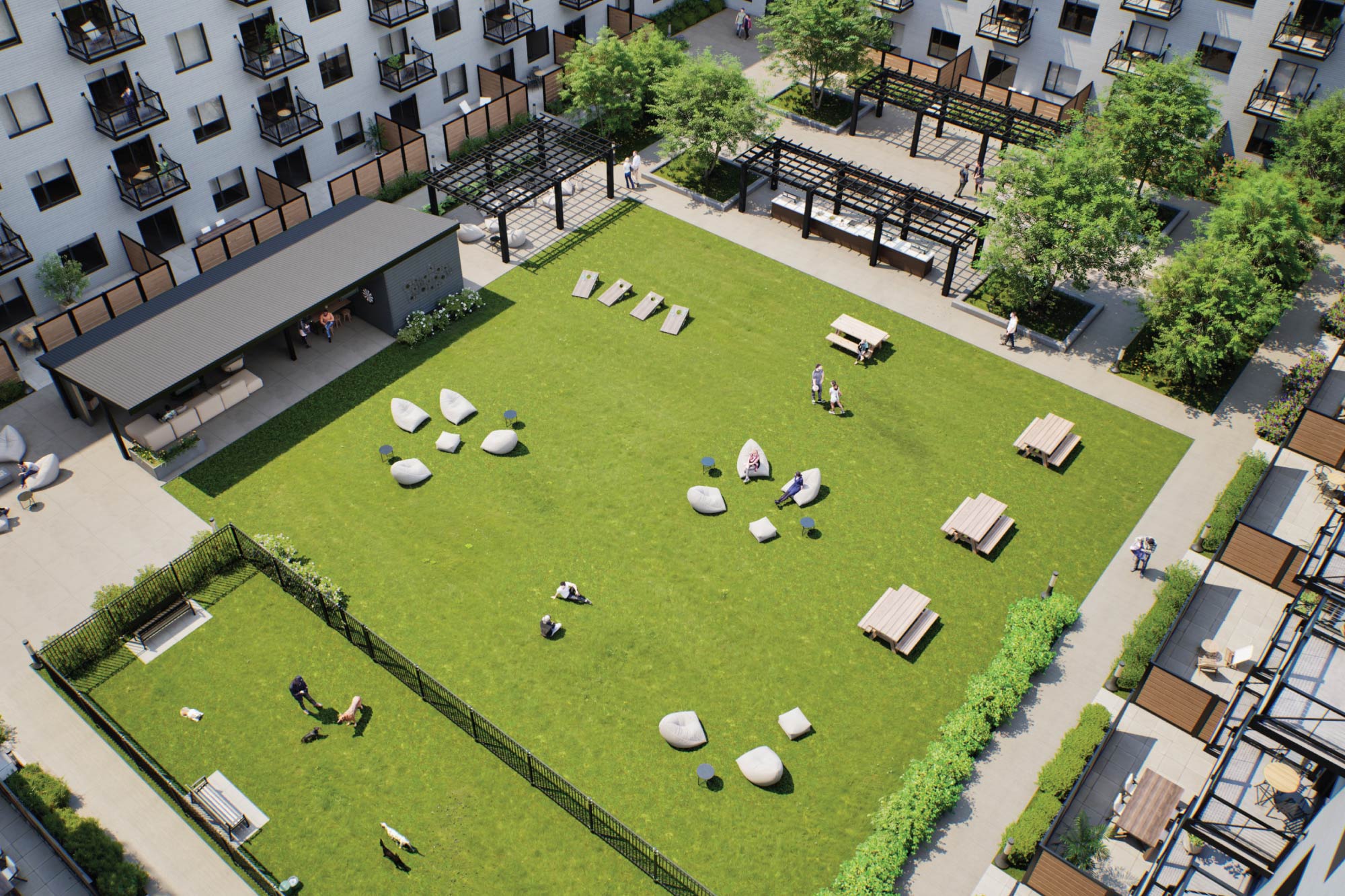 The Benjamin Interior Courtyard