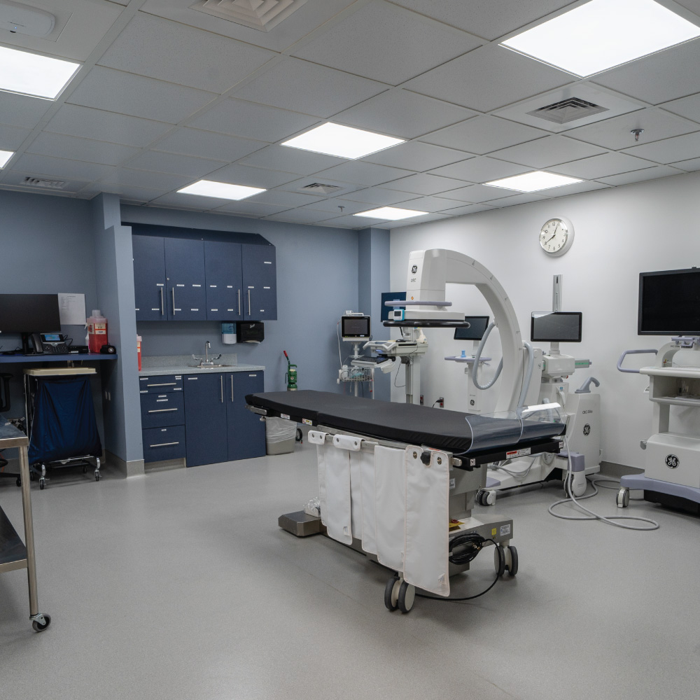 UMass Memorial Milford C-arm imaging suite design